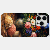 Floral Concha Stilleben | Monogramm Case-Mate iPhone Hülle (Rückseite (Horizontal))
