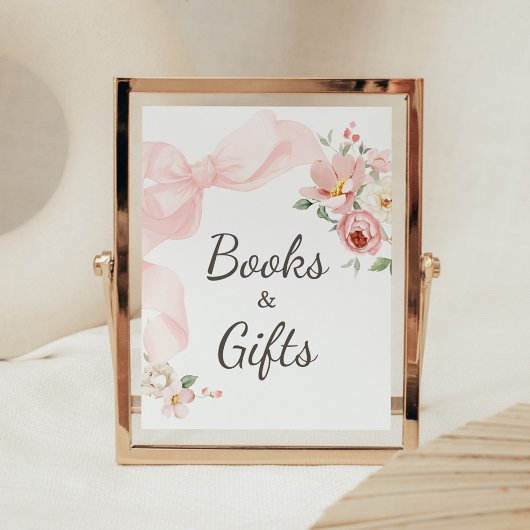 Floral Coquette Baby in Bloom Bücher und Geschenke Poster