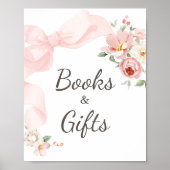 Floral Coquette Baby in Bloom Bücher und Geschenke Poster (Vorne)