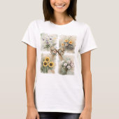 Floral Coquette Bow Brush Stroke Shirt (Vorderseite)