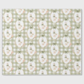 Floral Coquette Silly Goose Birthday Geschenkpapier (Flach)
