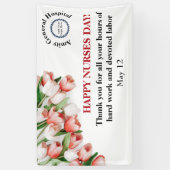 Floral Corporate Happy Nurses Day Banner (Vertikal)