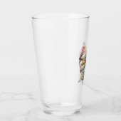 Floral Cottontail Bunny Coquette Bow Rabbit Oster Glas (Rechts)