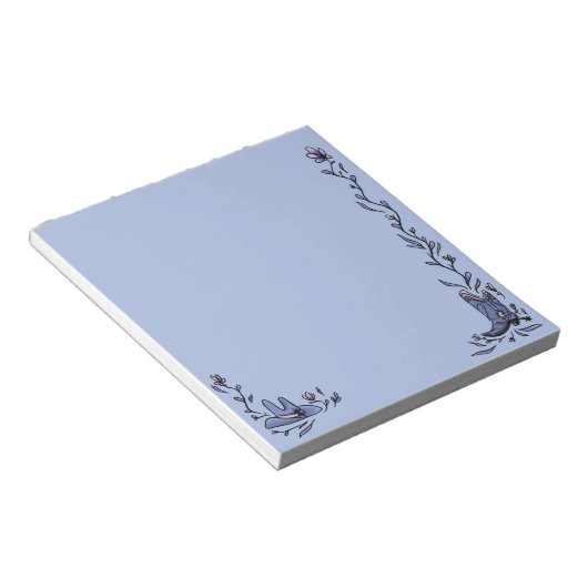 Floral Cowboy Notepad Notizblock (angewinkelt)