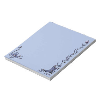 Floral Cowboy Notepad Notizblock