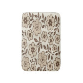 Floral Cream Bath Mat Badematte (Vorderseite Vertikal)