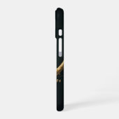 Floral Crescent Moon Celestial Case iPhone 16 Hülle (Linke Seite)