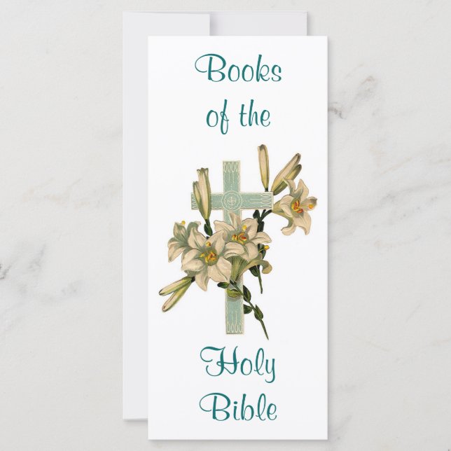 Floral Cross Book Mark (Vorderseite)