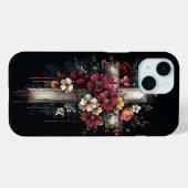 Floral Cross Case-Mate iPhone Hülle (Rückseite (Horizontal))