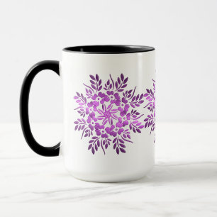 Floral Crown Lila Mandala Tasse