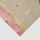 Floral Crown Woman Portrait  Decoupage Seidenpapier (Ausschnitt)