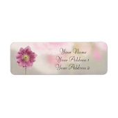 Floral Custom Address Labels (Vorne)