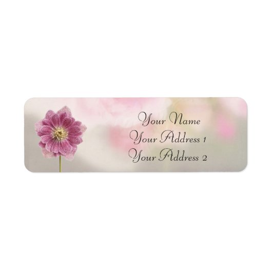 Floral Custom Address Labels (Vorne)