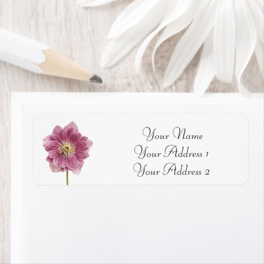 Floral Custom Address Labels (Insitu)