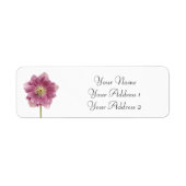 Floral Custom Address Labels (Vorne)