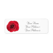 Floral Custom Address Labels (Vorne)