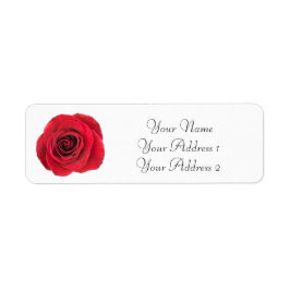 Floral Custom Address Labels