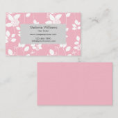 Floral Custom Business Card Platzkarte (Vorne/Hinten)
