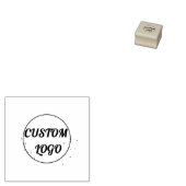 Floral Custom Logo Rubber Stamp Gummistempel (Stempel)