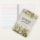 Floral Custom Name Christian Prayer Journal Notizblock (Innen)