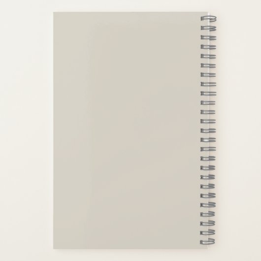 Floral Custom Name Christian Prayer Journal Notizblock (Rückseite)