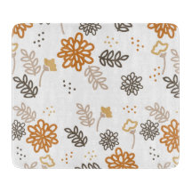 Floral Cutting Board/Blumenschneidbrett