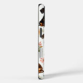 Floral Dachshund Phone Case - Wiener Dog Pattern (Rückseite / Rechts)