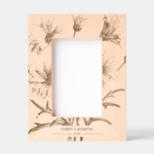 Floral Daisies Bouquet Wood Geätzte Rahmen (Vorderseite)