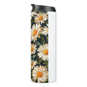 Floral Daisies Design Digital Art Design Thermosbecher (Nach rechts gedreht)