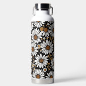 Floral Daisies Trinkflasche (Vorderseite)