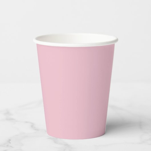 Floral Daisy Birthday Pink Paper Cup Pappbecher (Rückseite)