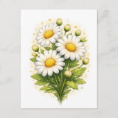 Floral Daisy Enclosure Card Begleitkarte (Vorderseite)