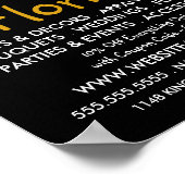 Floral Daisy, Floristry Advertising Poster (Ecke)