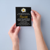 Floral Daisy, Floristry Werbung Flyer (Gruppe)