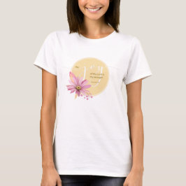 Floral Daisy Joy des Herrn T-Shirt