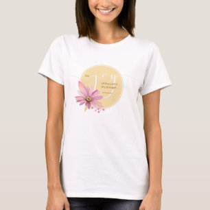 Floral Daisy Joy des Herrn T-Shirt