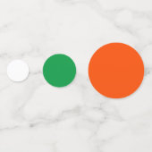 Floral Daisy Junggeselinnen-Abschied personalisier Konfetti (Rückseiten)