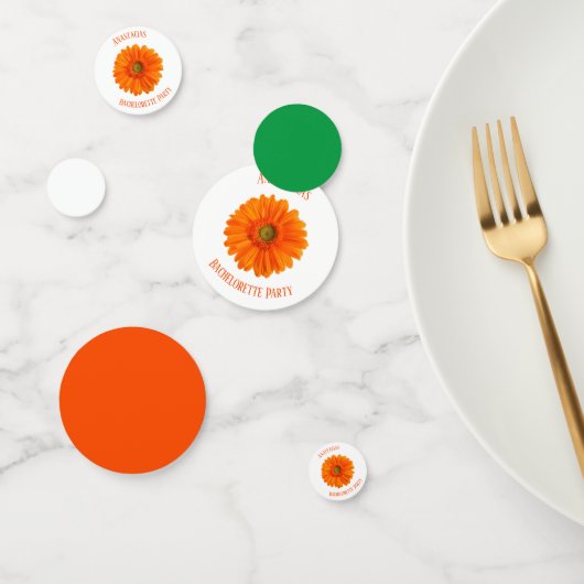 Floral Daisy Junggeselinnen-Abschied personalisier Konfetti (Gruppe)