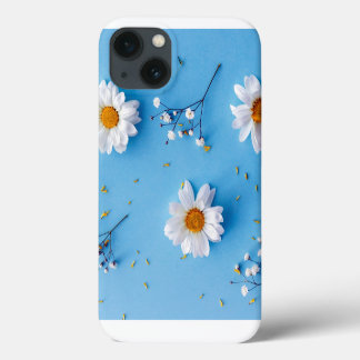 Floral Daisy Muster - Light Blue Case-Mate iPhone Hülle