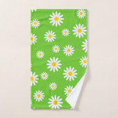 Floral Daisy Pattern Badhandtuch Set (Handtuch)
