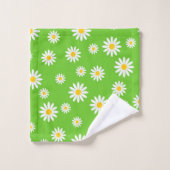 Floral Daisy Pattern Badhandtuch Set (Waschlappen)