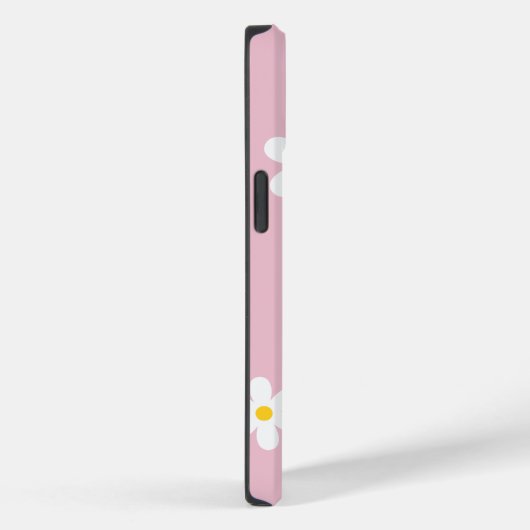 Floral Daisy Personalisiert iPhone Case (Rückseite / Rechts)