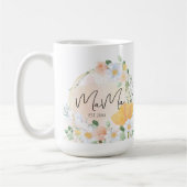 Floral Daisy & Tulip Mama Tasse - Personalisiertes (Links)