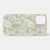 Floral Daisy Velvety Cream Textur Case-Mate iPhone Hülle (Rückseite (Horizontal))