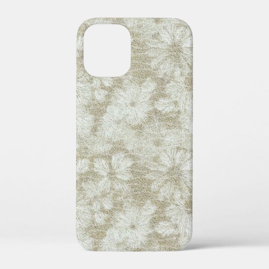 Floral Daisy Velvety Cream Textur Case-Mate iPhone Hülle (Rückseite)
