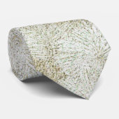 Floral Daisy Velvety Cream Textur Krawatte (Gerollt)