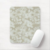 Floral Daisy Velvety Cream Textur Mousepad (Mit Mouse)