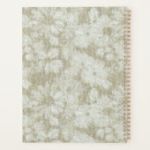 Floral Daisy Velvety Cream Textur Planer (Rückseite)