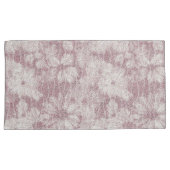 Floral Daisy Velvety Dusty Pink Kissenbezug (Vorderseite-Rechts)