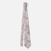Floral Daisy Velvety Dusty Pink Krawatte (Rückseite)